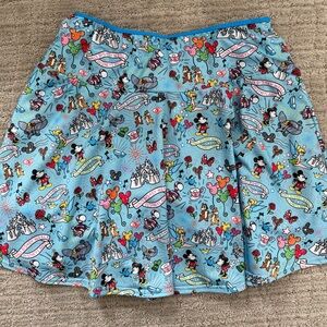 Disney Women's Blue Skort with Dooney Print